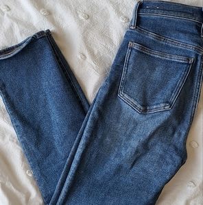 Madewell perfect vintage jean in indigo stretch size 25